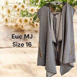 Matilda Jane Hooded Vest Size 16